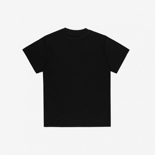 Czarny t-shirt męski Prosto. casual z krótkim rękawem 