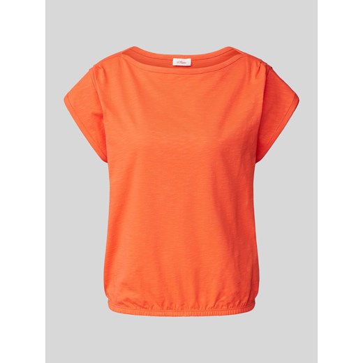 T-shirt w jednolitym kolorze ze sklepu Peek&Cloppenburg  w kategorii Bluzki damskie - zdjęcie 171317173