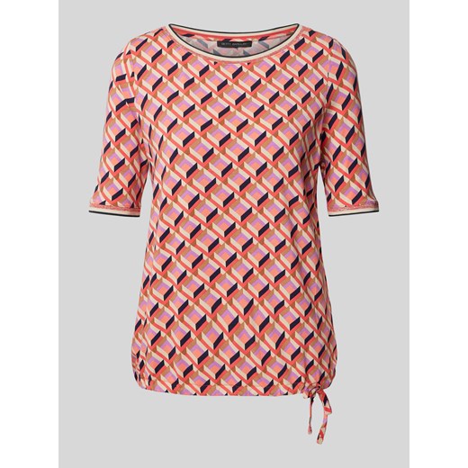 T-shirt we wzory na całej powierzchni ze sklepu Peek&Cloppenburg  w kategorii Bluzki damskie - zdjęcie 171317211