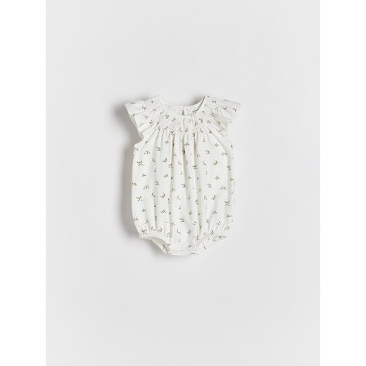 Reserved - Wzorzyste body - złamana biel ze sklepu Reserved w kategorii Body niemowlęce - zdjęcie 171317954