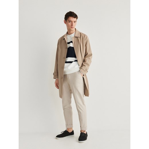 Reserved - Bluza w paski - złamana biel ze sklepu Reserved w kategorii Bluzy męskie - zdjęcie 171318380
