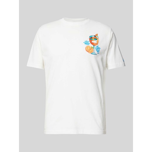 T-shirt z nadrukiem ze sloganem ze sklepu Peek&Cloppenburg  w kategorii T-shirty męskie - zdjęcie 171319453