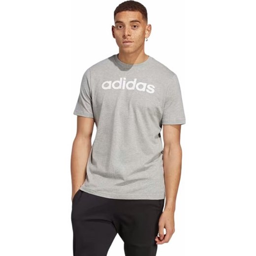 Koszulka męska Essentials Single Jersey Linear Embroidered Logo Adidas XL SPORT-SHOP.pl