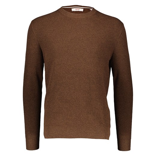 ESPRIT Sweter w kolorze jasnobrązowym ze sklepu Limango Polska w kategorii Swetry męskie - zdjęcie 171320022