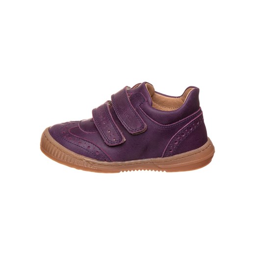 POM POM Skórzane sneakersy w kolorze fioletowym ze sklepu Limango Polska w kategorii Półbuty dziecięce - zdjęcie 171320091