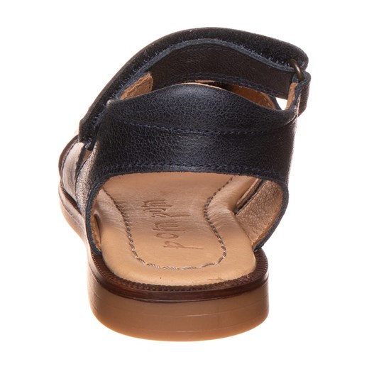 POM POM Skórzane sandały w kolorze granatowym Pom Pom 33 okazja Limango Polska