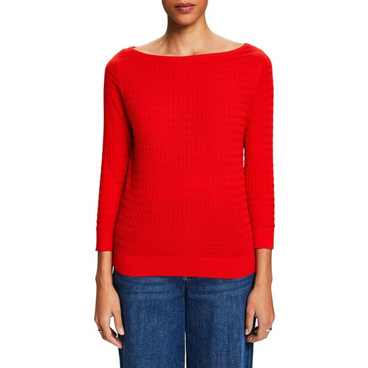 ESPRIT Sweter w kolorze czerwonym Esprit XL okazja Limango Polska