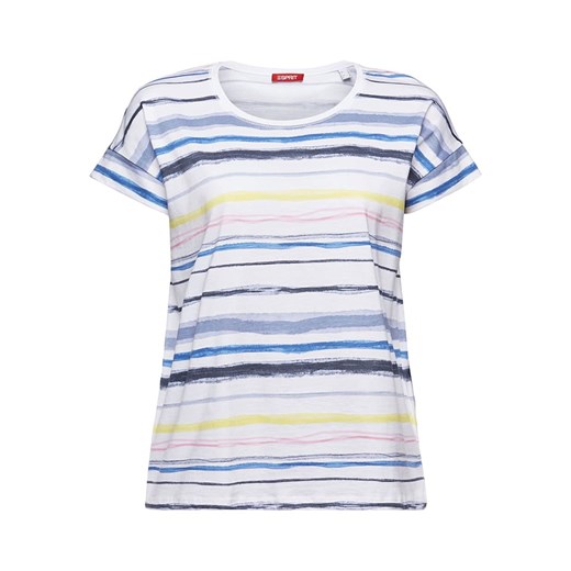 ESPRIT Koszulka w kolorze biało-niebieskim ze sklepu Limango Polska w kategorii Bluzki damskie - zdjęcie 171320841
