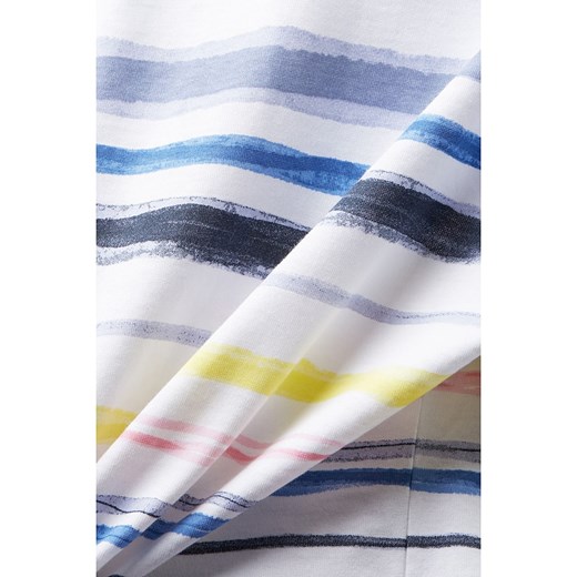 ESPRIT Koszulka w kolorze biało-niebieskim Esprit XXL okazyjna cena Limango Polska