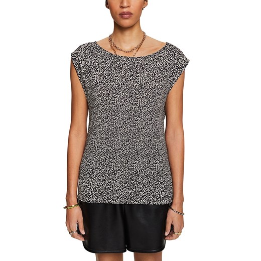 ESPRIT Koszulka w kolorze czarno-białym ze sklepu Limango Polska w kategorii Bluzki damskie - zdjęcie 171320913