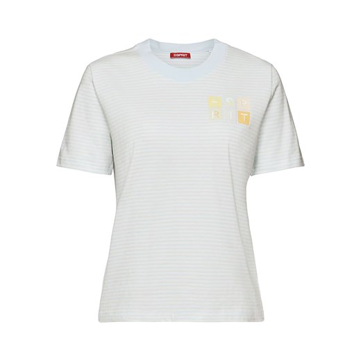 ESPRIT Koszulka w kolorze błękitno-białym Esprit S okazja Limango Polska