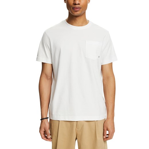 ESPRIT Koszulka w kolorze białym ze sklepu Limango Polska w kategorii T-shirty męskie - zdjęcie 171320961