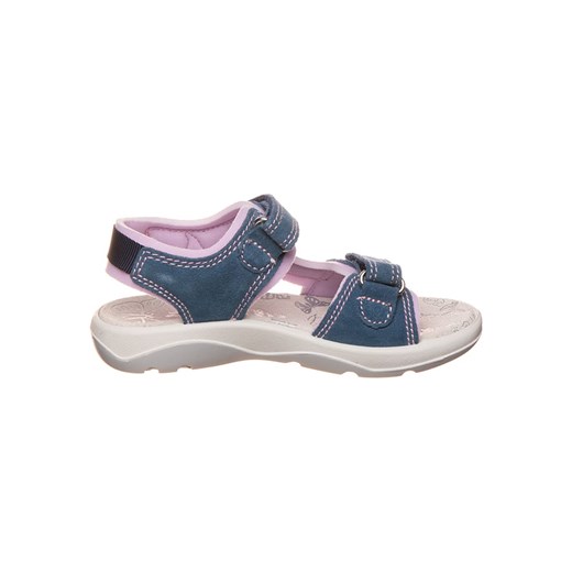 Lurchi Skórzane sandały &quot;Fia&quot; w kolorze niebiesko-jasnoróżowym Lurchi 29 wyprzedaż Limango Polska