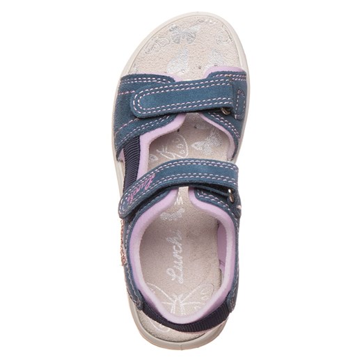 Lurchi Skórzane sandały &quot;Fia&quot; w kolorze niebiesko-jasnoróżowym Lurchi 31 okazyjna cena Limango Polska