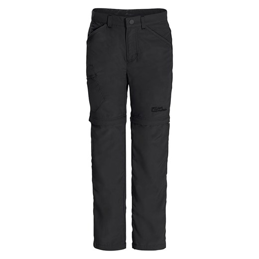 Jack Wolfskin Spodnie funkcyjne zipp-off  &quot;Safari&quot; w kolorze czarnym ze sklepu Limango Polska w kategorii Spodnie chłopięce - zdjęcie 171321770