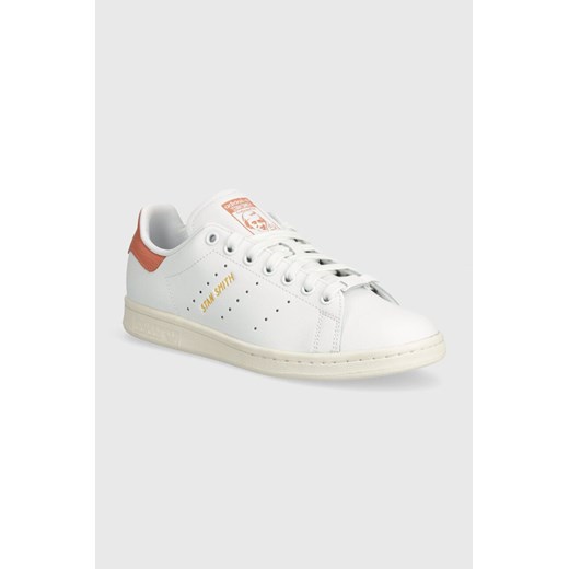 adidas Originals sneakersy skórzane Stan Smith W kolor biały IE0468 ze sklepu ANSWEAR.com w kategorii Buty sportowe damskie - zdjęcie 171323753