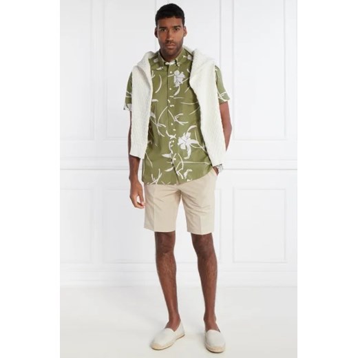 Tommy Hilfiger koszula męska w nadruki bawełniana z klasycznym kołnierzykiem
