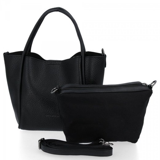 Uniwersalne Torebki Damskie firmy David Jones Czarna David Jones One Size torbs.pl