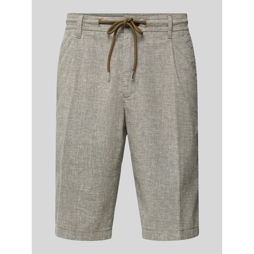 Bermudy o kroju regular fit z wiązanym paskiem model ‘RUDO’ ze sklepu Peek&Cloppenburg  w kategorii Spodenki męskie - zdjęcie 171330843