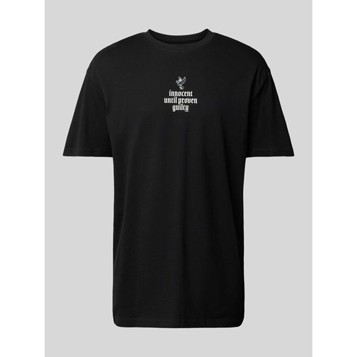 T-shirt o kroju oversized z nadrukowanym napisem ze sklepu Peek&Cloppenburg  w kategorii T-shirty męskie - zdjęcie 171330844