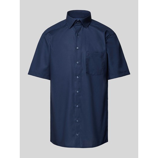 Koszula biznesowa o kroju modern fit z krótkim rękawem model ‘Sora’ ze sklepu Peek&Cloppenburg  w kategorii Koszule męskie - zdjęcie 171330992