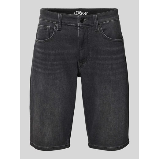 Szorty jeansowe o kroju regular fit z 5 kieszeniami ze sklepu Peek&Cloppenburg  w kategorii Spodenki męskie - zdjęcie 171331232