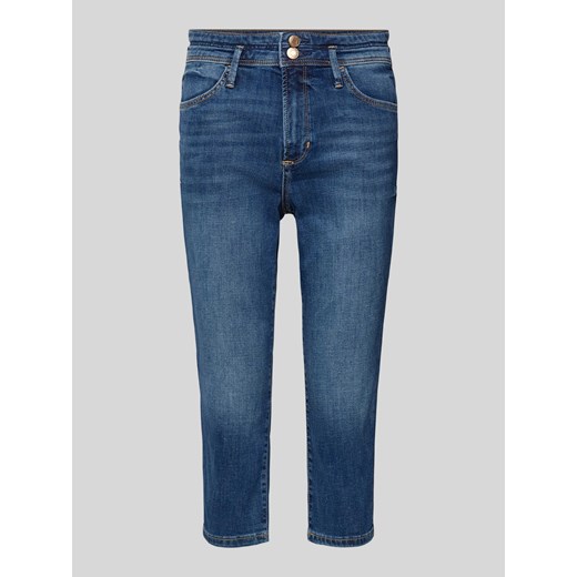 Jeansy capri o kroju slim fit ze szlufkami na pasek ze sklepu Peek&Cloppenburg  w kategorii Jeansy damskie - zdjęcie 171331371