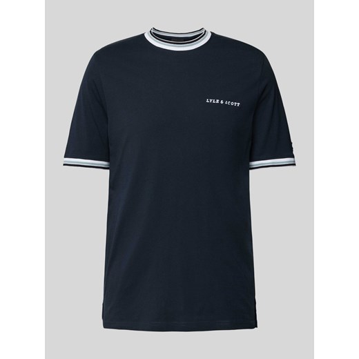 T-shirt z wyhaftowanym logo ze sklepu Peek&Cloppenburg  w kategorii T-shirty męskie - zdjęcie 171331374
