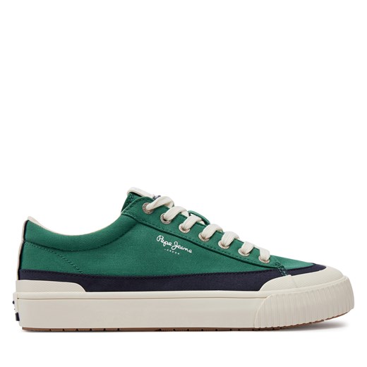 Trampki Pepe Jeans Ben Band M PMS31043 Jungle Green 654 ze sklepu eobuwie.pl w kategorii Trampki męskie - zdjęcie 171332720