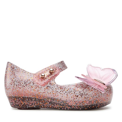 Półbuty Melissa Mini Melissa Ultragirl Fly III 32849 Clear Glitter Misto/ Pink 53852 ze sklepu eobuwie.pl w kategorii Buciki niemowlęce - zdjęcie 171333164