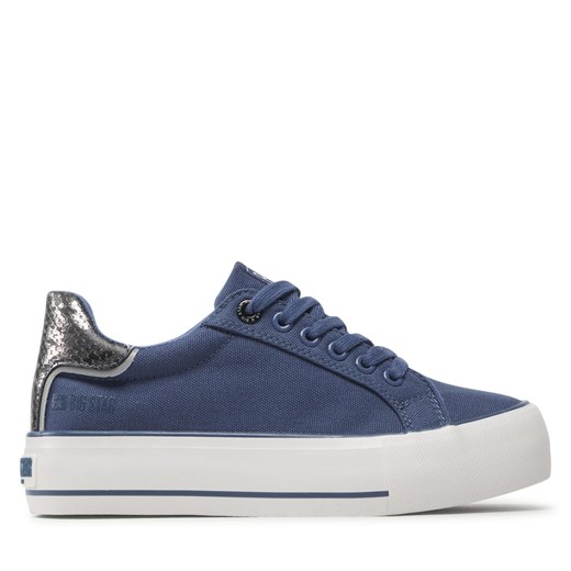 Tenisówki Big Star Shoes KK274039 Blue ze sklepu eobuwie.pl w kategorii Trampki damskie - zdjęcie 171333214