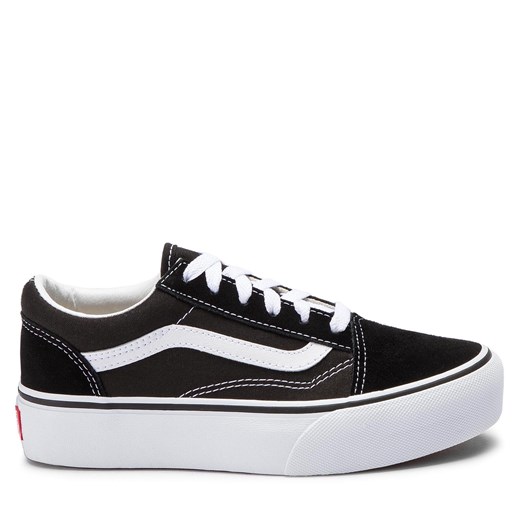 Tenisówki Vans Old Skool Platfor VN0A3TL36BT1 Czarny ze sklepu eobuwie.pl w kategorii Trampki dziecięce - zdjęcie 171333444