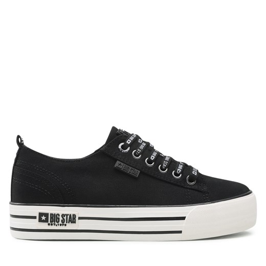 Tenisówki Big Star Shoes KK274013 Black ze sklepu eobuwie.pl w kategorii Trampki damskie - zdjęcie 171334732