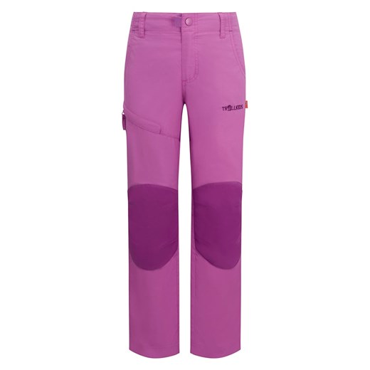 Trollkids Spodnie trekkingowe &quot;Hammerfest Pro&quot; w kolorze fioletowo-jasnoróżowym ze sklepu Limango Polska w kategorii Spodnie dziewczęce - zdjęcie 171336553