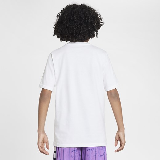 T-shirt dla dużych dzieci Jordan NBA Max90 Los Angeles Lakers Courtside Jordan XL Nike poland