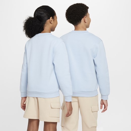 Bluza dresowa dla dużych dzieci Nike Sportswear Club Fleece - Niebieski Nike M Nike poland