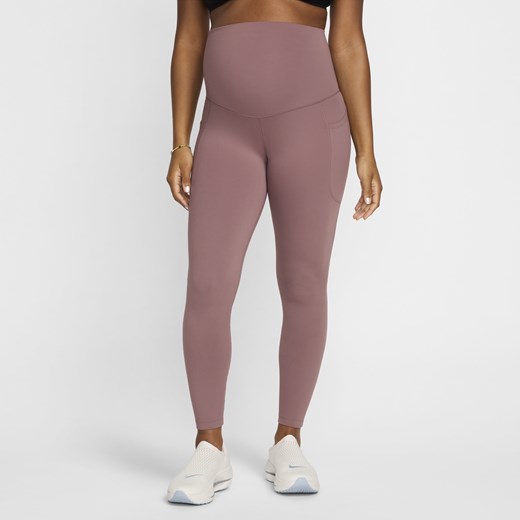 Damskie ciążowe legginsy 7/8 z wysokim stanem i kieszeniami Nike (M) One - Nike XS (EU 32-34) Nike poland