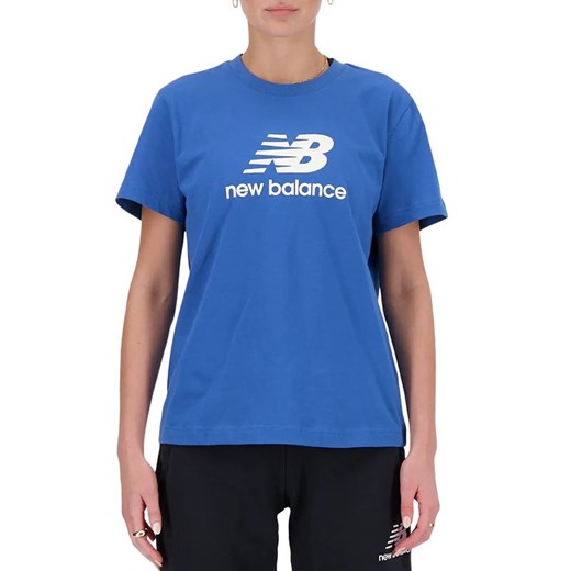 Koszulka New Balance WT41502BEU - niebieska ze sklepu streetstyle24.pl w kategorii Bluzki damskie - zdjęcie 171337933