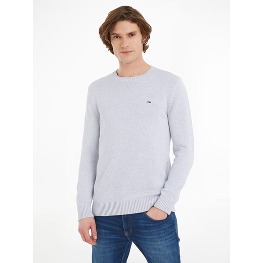 TOMMY JEANS Sweter w kolorze jasnoszarym ze sklepu Limango Polska w kategorii Swetry męskie - zdjęcie 171338210