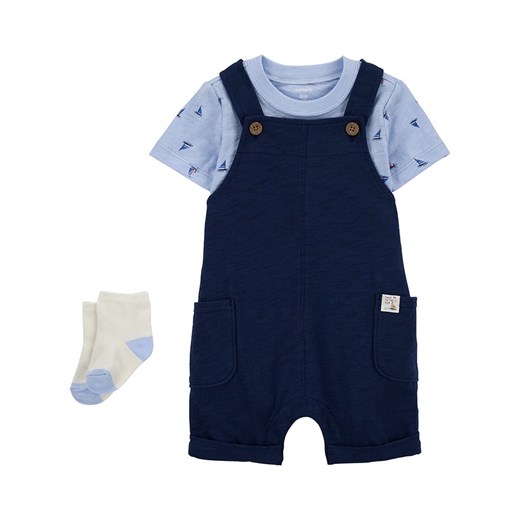 carter&apos;s 3-częściowy zestaw w kolorze niebieskim ze sklepu Limango Polska w kategorii Komplety niemowlęce - zdjęcie 171338314