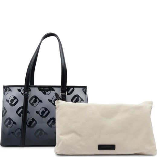 Shopper bag Karl Lagerfeld ze skóry ekologicznej