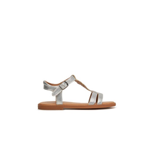 Geox Sandały J Sandal Karly Girl J4535H 0NFQD C1007 S Srebrny ze sklepu MODIVO w kategorii Sandały dziecięce - zdjęcie 171341922