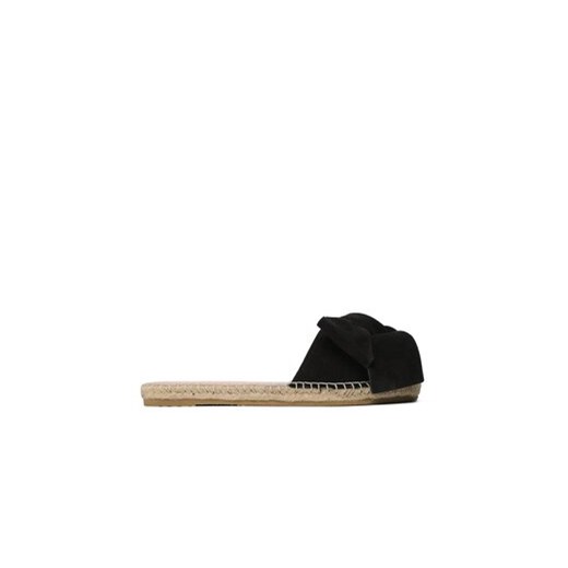 Manebi Espadryle Sandals With Bow K 1.0 J0 Czarny ze sklepu MODIVO w kategorii Espadryle damskie - zdjęcie 171342110