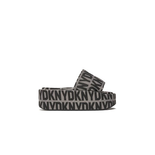 DKNY Klapki Vyra K1463983 Czarny ze sklepu MODIVO w kategorii Klapki damskie - zdjęcie 171342253