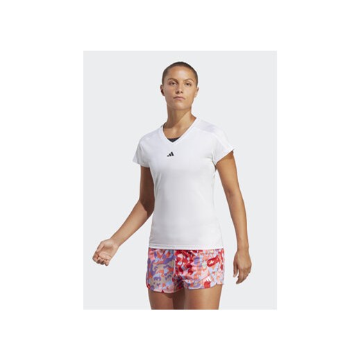 adidas Koszulka techniczna Train Essentials HR7878 Biały Slim Fit ze sklepu MODIVO w kategorii Bluzki damskie - zdjęcie 171342780