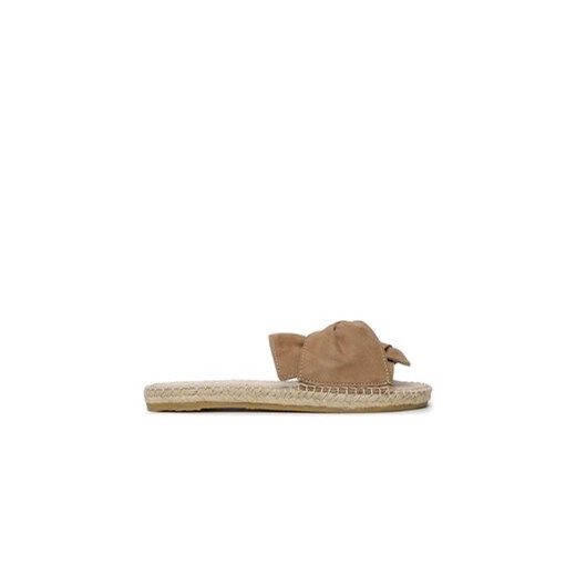 Manebi Espadryle Sandals With Knot W 1.9 JK Brązowy ze sklepu MODIVO w kategorii Espadryle damskie - zdjęcie 171342831