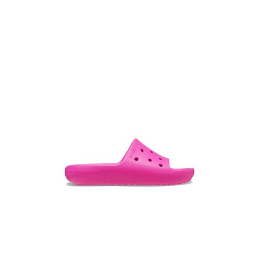 Crocs Klapki Classic Slide V2 Kids 209422 Różowy ze sklepu MODIVO w kategorii Klapki dziecięce - zdjęcie 171343410