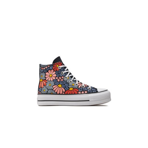 Converse Trampki Chuck Taylor All Star Lift Platform Floral A08112C Kolorowy ze sklepu MODIVO w kategorii Trampki damskie - zdjęcie 171344220