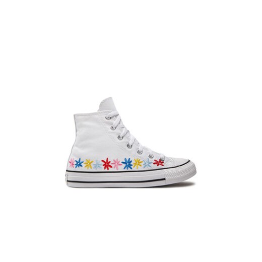 Converse Trampki Chuck Taylor All Star Floral A06311C Biały ze sklepu MODIVO w kategorii Trampki dziecięce - zdjęcie 171344474