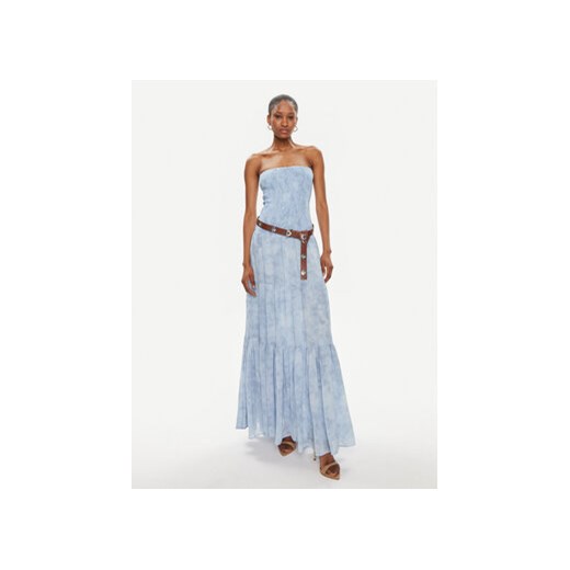 MICHAEL Michael Kors Sukienka letnia MS4827DAW2 Niebieski Regular Fit ze sklepu MODIVO w kategorii Sukienki - zdjęcie 171344790
